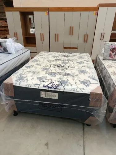 Cama unibox casal molas ensacadas