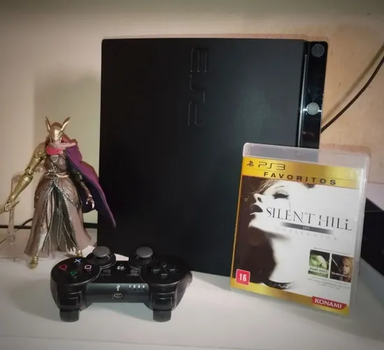 Playstation 3 Slim Desbloqueado com 1 controle