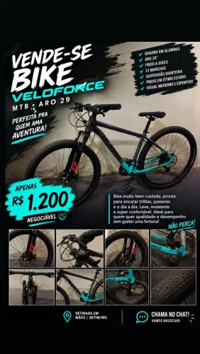 BICICLETA VELOFORT ARO 29