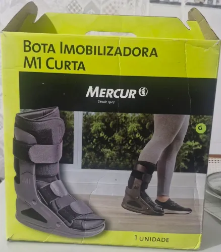 Bota Ortopédica Imobilizadora Curta M1+ kit para Tendão de Aquiles