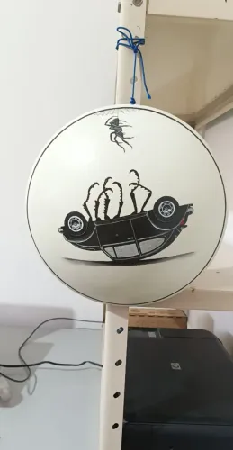 Calota Volkswagen em aço para halloween