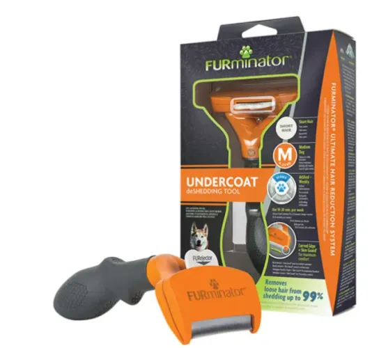 Escova Furminator New Cães Pelo Curto