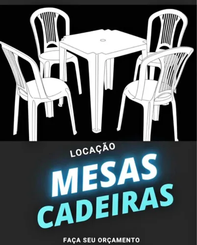 Aluguel de mesas e cadeiras para eventos