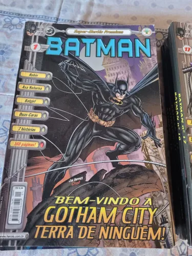 Coleção batman gothan City terra de ninguém 1 ao 17 fim de uma fase do batman 