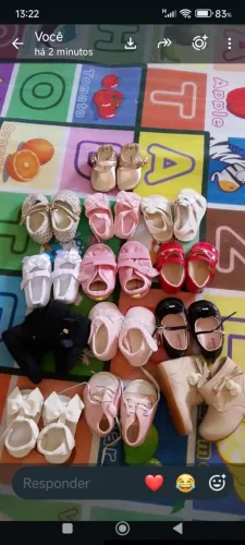 Vendo estes sandálias e sapatos de bebê número 13/14/15