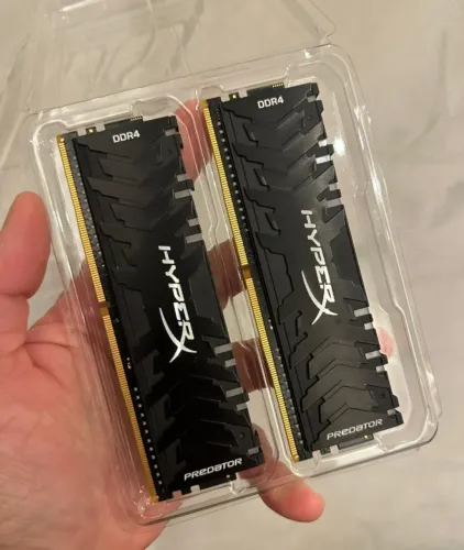 Memória HyperX Predator RGB, 32GB (4x8GB), 3200MHz, DDR4, CL16, Preto - HX432C16PB3AK2/16