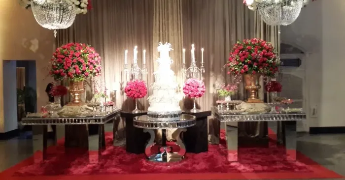 Trio Mesas Espelhadas para Eventos /casa