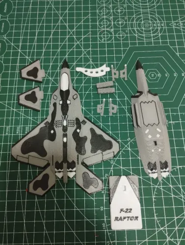 Os amantes da aviação militar vão reconhecer este ícone de longe: o lendário F-22 Raptor