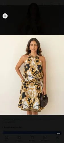 Vestido Versace original seda tamanho 10 infantil