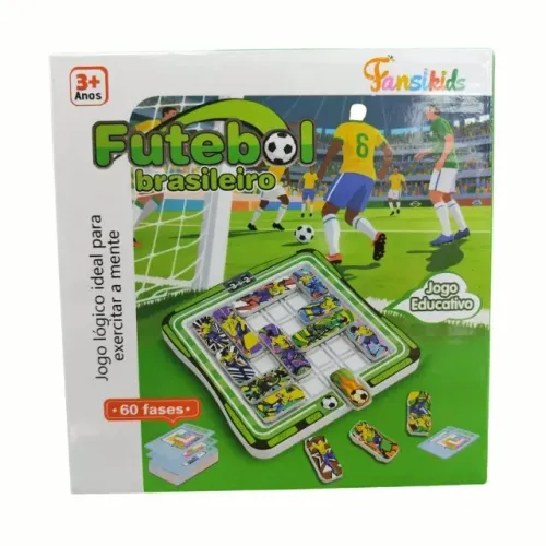 Jogo Lógico Fansikids Futebol 60 Fases Educativo Infantil