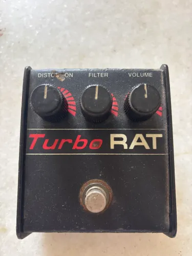 Pedal Rat Turbo Distorção Vintage 