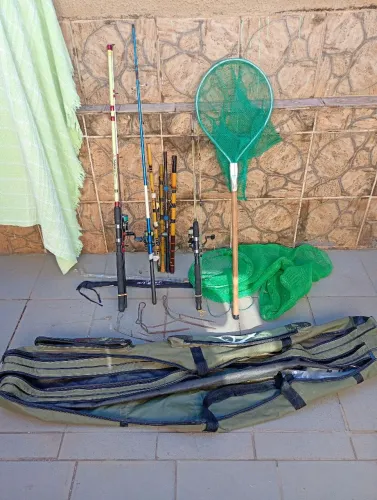 Kit pesca traias, kit semi-novo 