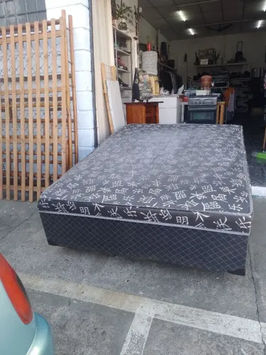 Cama box casal conjugado
