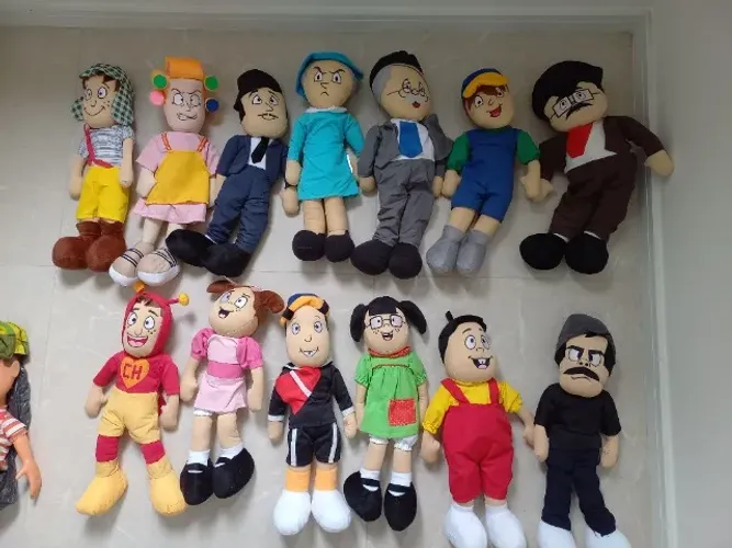 Coleção bonecos da turma do Chaves (gigantes) - Decoração, festa, tema ...