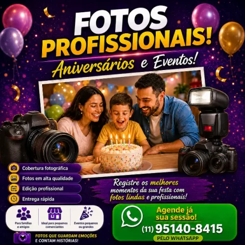 Fotógrafo Profissional
