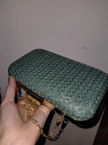 Bolsa verde oliva para eventos sociais 