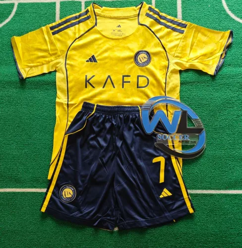 Conjunto Infantil Al Nassr I Ronaldo 2026