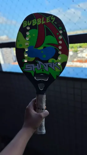 Raquete Beach Tennis Shark Bubbles Infantil