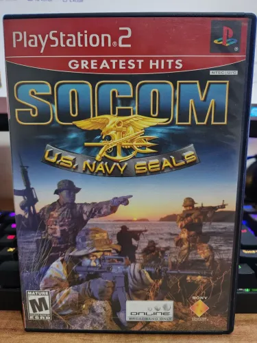 Socom u.s. Navy seale original usado ps2