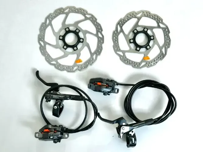 Par Freio Disco Hidraulico Shimano Deore M6100 C/ Rotor