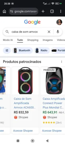 CAIXA DE SOM AMVOX