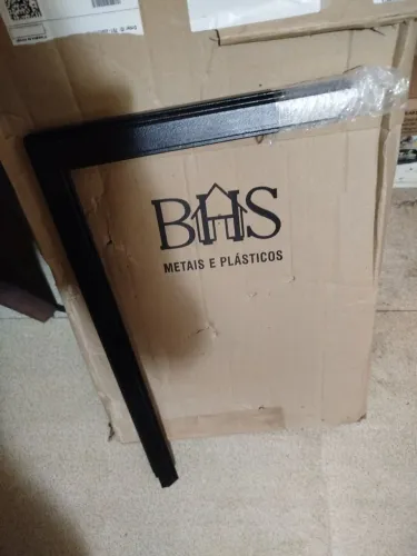  Par Mão francesa, suporte, cantoneira, 50cm, ferro preta