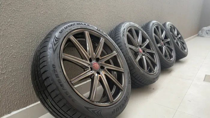 JOGO DE RODAS GISA FLOW FORMING ARO 20x8,5 5x112