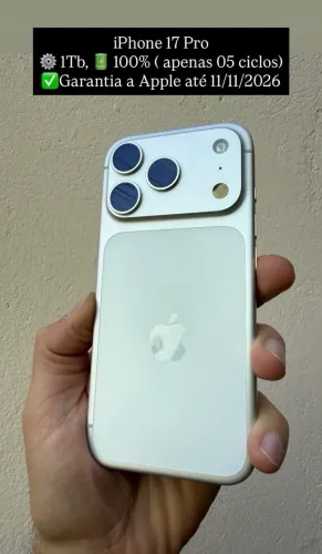 iPhone 17 Pro 1TB 100% / Garantia Apple / Loja física