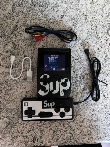 Mini Video Game Sup Game Box 400 Jogos Em 1 Portátil Jogos Antigos