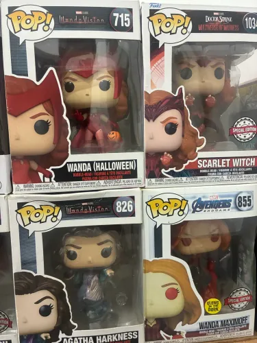 Funkos PoP Wanda?s Agatha e Ronny Harry Potter 