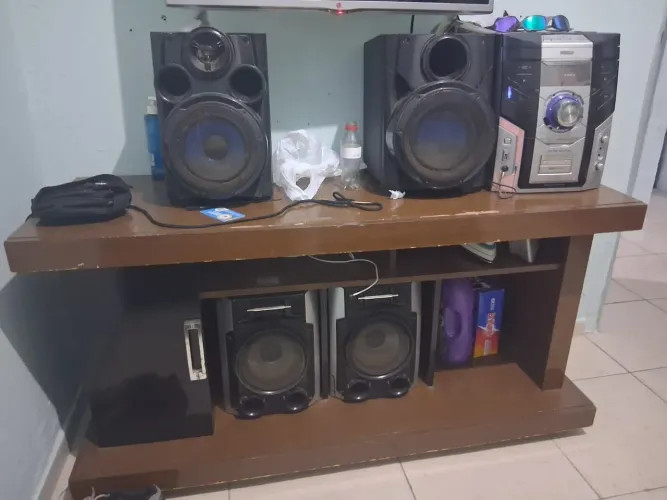 Caixa de som 4 alto-falante Philips
