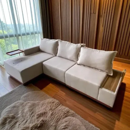 *Sofá Living Suiça 2,88 cm Pronta Entrega.