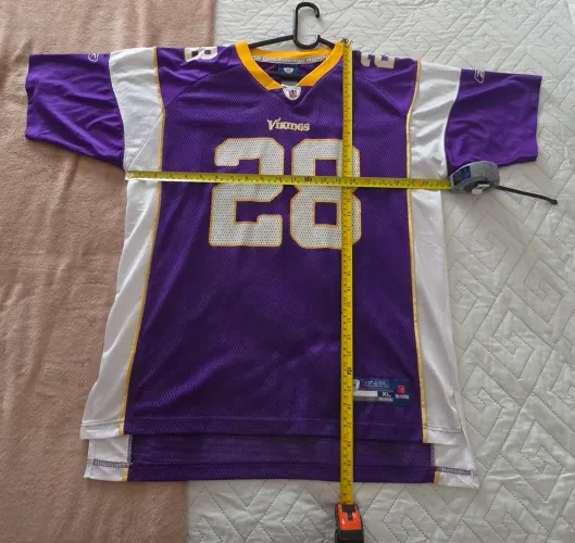 Nfl camisa original Reebok Minnesota Vikings Peterson n. 38 perfeito estado.