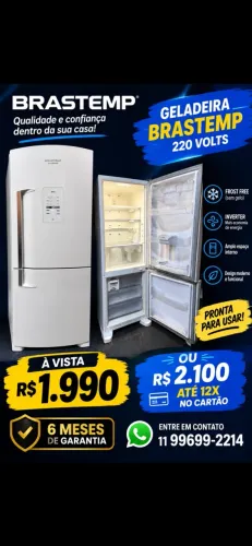 Geladeira Brastemp 220 com garantia 