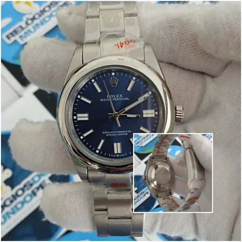 RELÓGIO OYSTER PERPETUAL FUNDO BLUE