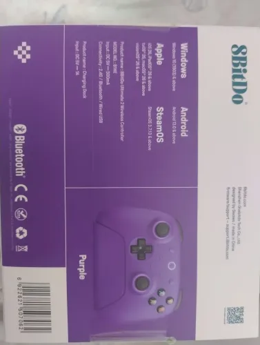 Controle 8bitdo ultimate 2 roxo lacrado