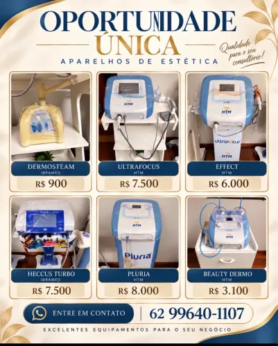 Aparelhos de Estética Profissional HTM e Ibramed