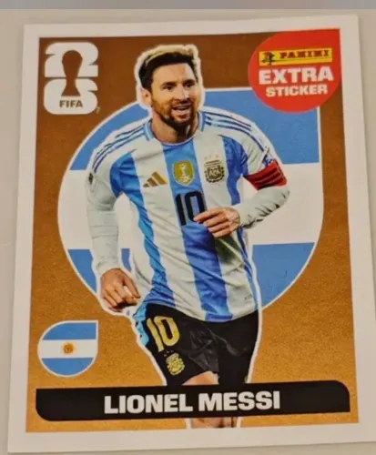 Figurinha Legend Messi bronze copa de 2026