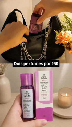 Dois perfumes femininos por 160 reais