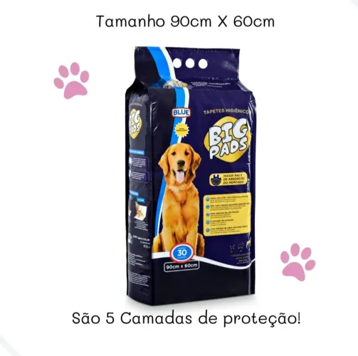TAPETES HIGIÊNICO PARA CÃES BIG PADS  - $ 15,00 (o pacote) - NÃO FAÇO ENTREGAS. 