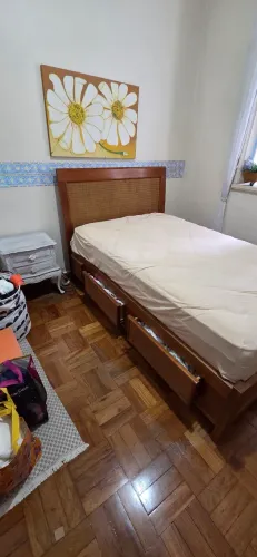 Cama solteirão 4 gavetas com colchão king koil 