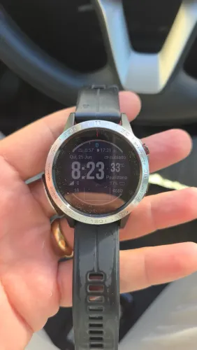 Relogio Garmin Fenix 5x safira
