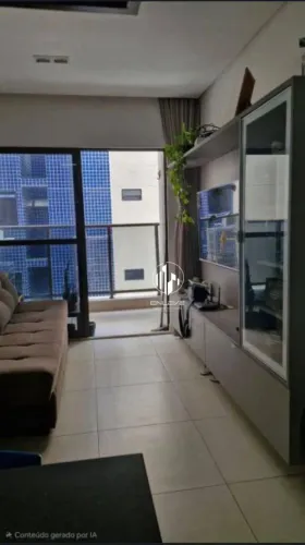 Apartamento projetado com 01 quarto à 100m da Praia de Cabo Branco