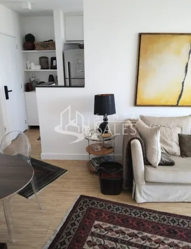 Apartamento para locação na Vila Andrade, São Paulo-SP: 2 quartos, 1 banheiro, 2 vagas de