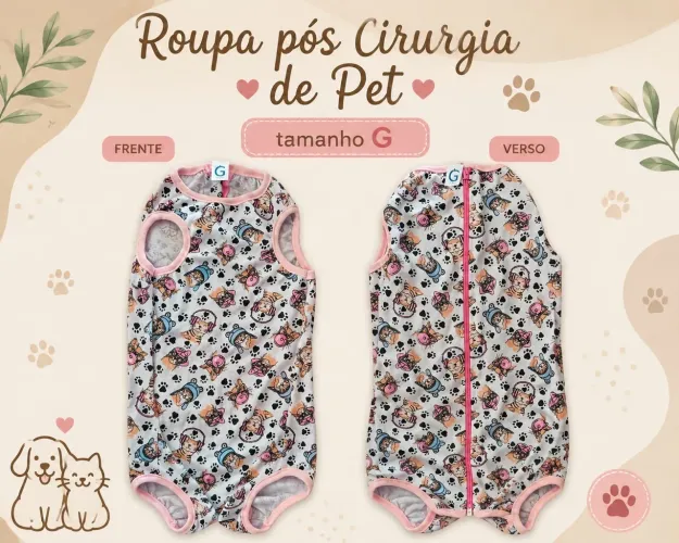 ROUPA CANINA PÓS OPERATÓRIO