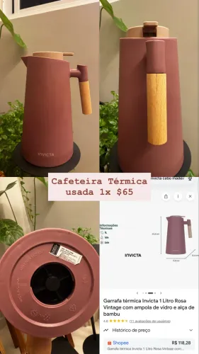 Garrafa térmica invicta 