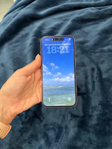 iPhone 16 128GB rosa - impecável 
