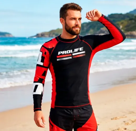 Camiseta Prolife Lycra Proteção Raios UV (NOVA) - Tam M/G
