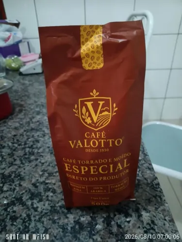 Vendo café valotto na embalagem de 500 gramas esse e um café de primeira linha saboroso
