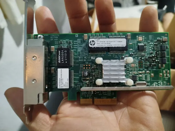 647594-B21 | HP Ethernet 1Gb 4-port 331T Adapter placa de rede 4 portas gigabit